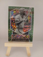Lou Brock Mosaic 2021 Vintage Green Mosaic Prizm