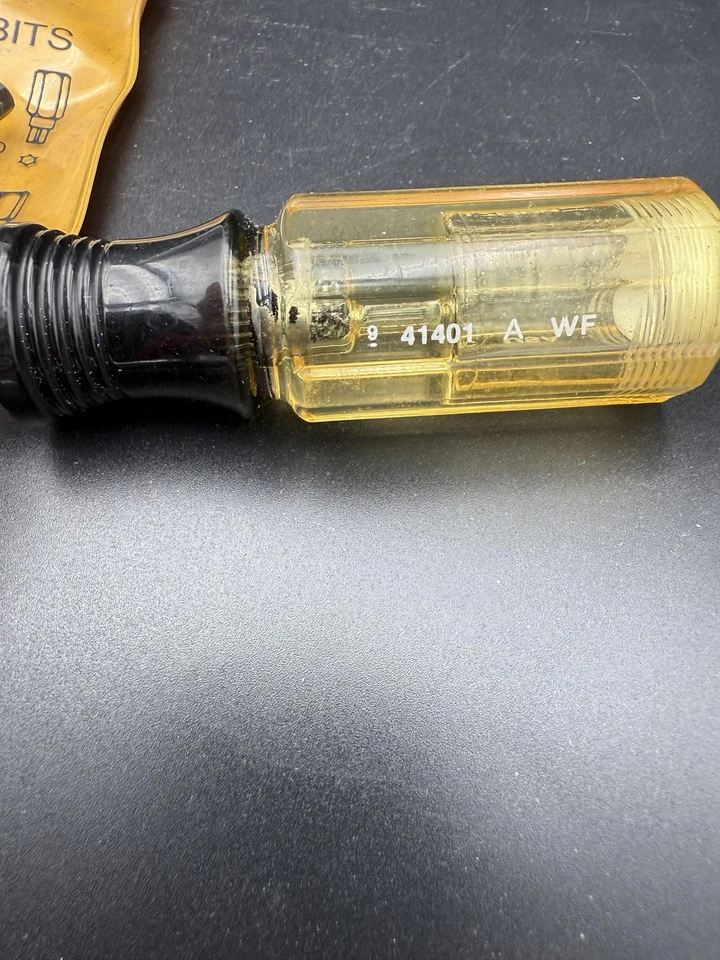 Sears Craftsman NOS USA 41401 Magnetic Bit Screwdriver 4 Torx Bits RARE DBL LNE - Image 3 of 4