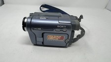 FOR PARTS - Sony Handycam CCD-TRV128 Hi-8 Analog Chrome Blue Camcorder