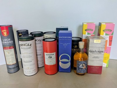 Whisky-Paket mit 13 Abfüllungen Single Malt & Single Pot Still Sonderabfüllungen