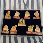 Vintage 1986 15 Year Anniversary Coca Cola Walt Disney World Pin Set