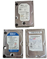 640 GB 3.5" SATA HDD WD or Hitachi 640GB Wiped, formatted, cleaned & tested EACH