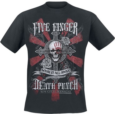 Five Finger Death Punch T-Shirt Herren WashIt Away schwarz