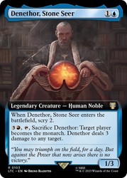 Denethor, Stone Seer (Extended Art) LTC #103 Rare