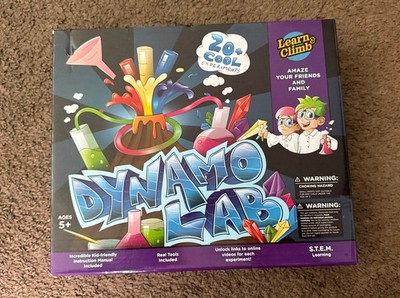 Dynamo Labs 20+ Cool Experiments For Kids - STEM Learning Science Games, New
