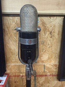 Vintage RCA 77C1 Ribbon Microphone Original patina old school 