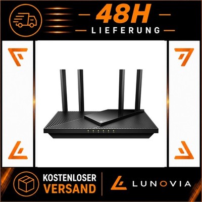 TP-Link Archer AX55 WLAN Router Wi-Fi 6 2402 Mbit/s 4 Gigabit LAN-Ports