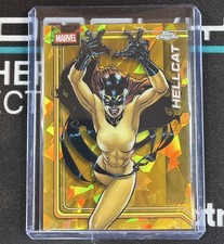 2026 Topps Chrome Marvel Comics Sapphire Hellcat #123 Gold Refractor 17/50