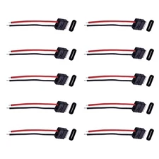 10x Waterproof 2PIN TYPE-C Female Socket High Precision Solder Joint Fitting