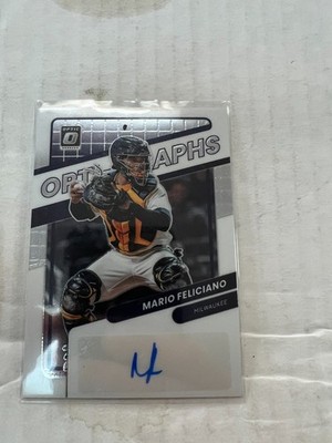 Mario Feliciano 2022 Donruss Optic Opti-Graphs Auto Base #OG-MF NrMt