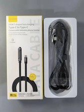 Fast Charging Foldable Bracket Data Cable 2-in-1 Data Wire Foldable Phone Tablet