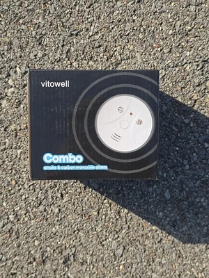 WOOX Vitowell 3-Pack Combo Smoke and Carbon Monoxide Alarms – Fire Safety Sensor