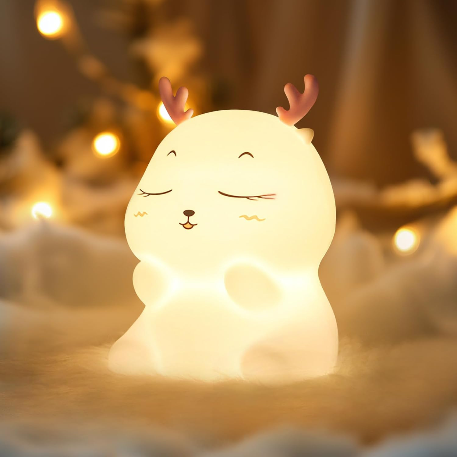 Luce Notturna Neonato: La Dolce Lampada Ricaricabile Touch 7 Colori
