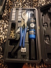  crimper Hydraulic AMZCNC YQK-70 Hand Crimper Tool Kit with 8 Dyes