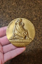 RARE 1976 JOHN McCAIN GRAND MASTER MASONIC GEORGE WASHINGTON BRONZE MEDAL 9 OZS