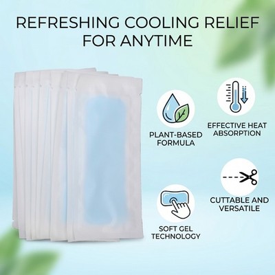 20 Sheets Disposable Cooling Patches Cooling Relief Fever Reducer For Heat A HOT