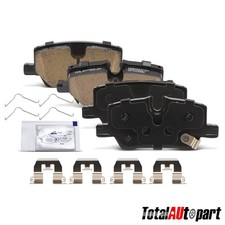 4pcs Ceramic Brake Pads with Hardware for Buick Encore GX Chevy Trailblazer Rear