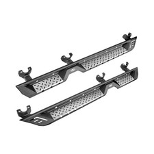 Hooke Road Wrangler JK Running Board Step Bars, 7.1" Drop Down Side Steps w/N...