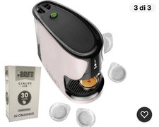 BIALETTI MACCHINA CAFFE' BUNDLE DAMA GREY+30 CIALDE ESE COMPOSTABILI IN  OMAGGIO