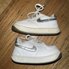 Nike Air Force 1 Low White Sneaker Toddlers Baby Size 4C