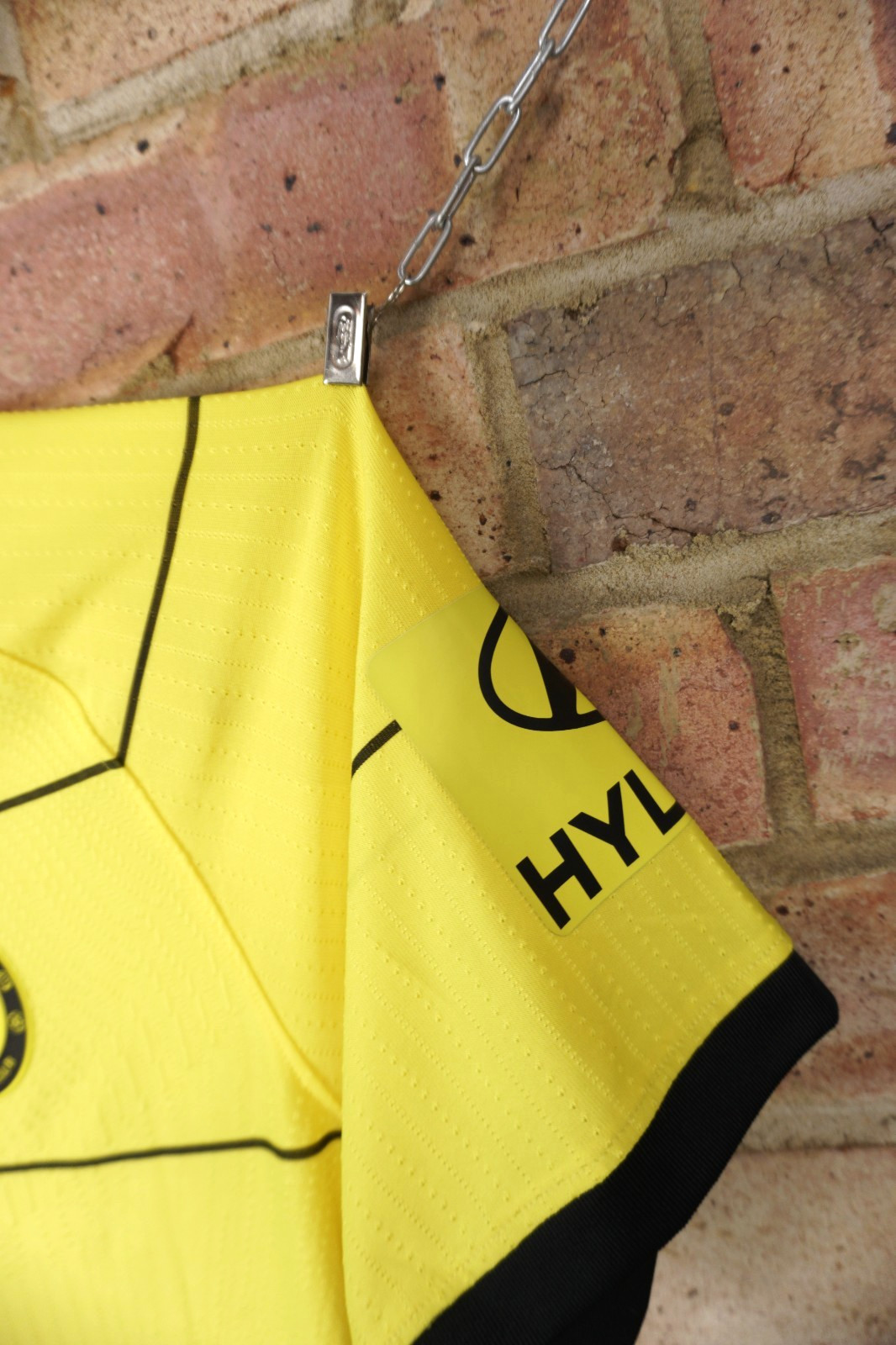 Chelsea FC Nike Dri Fit Adv 2021/2022 Yellow Away Football Shirt Size Mens XL thumbnail 6