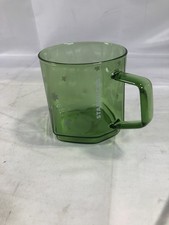 Starbucks Botanical Glass Mug 12 oz Green Glass Coffee Mug with Floral Botanical