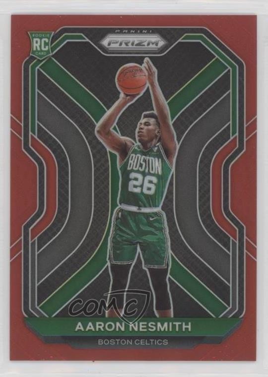 2020-21 Panini Prizm Red Prizm 155/299 Aaron Nesmith #282 0z6b