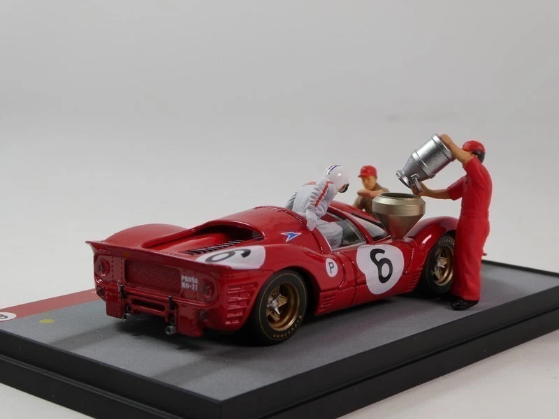 Brumm Ferrari 330 P4 Spyder #6 Amon Stewart 2nd 6h Brands Hatch 1967 1/43 S25/09 - Immagine 3 di 4