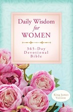 DAILY WISDOM FOR WOMEN 365-DAY DEVOTIONAL BIBLE: KING By Barbour Publishing