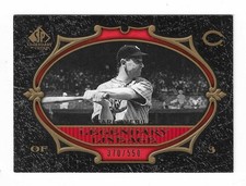 2007 SP Legendary Cuts Baseball Legendary Lineage Earl Averill Card-#/550