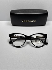 Versace Italy K MOD.3304 GB1 53 18 140 Black Eyeglasses JJ21