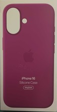 Genuine Silicone Case with MagSafe For iPhone 16 - Fuchsia
