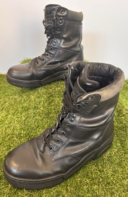 Unisex Kombat Patrol Schwarz Leder Thinsulate Outdoor Warm Stiefel Gr. UK 6