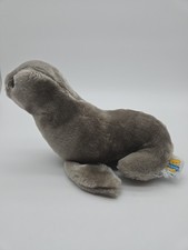 Dakin 9 inch gray Seal Sea Lion Plush 1976 Nutshell filled Finnegan