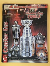 2001 Colorado Avalanche Stanley Cup FINALS NHL Hockey Program vs. NJ Devils