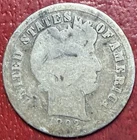 1892 Barber Dime. Free Shipping
