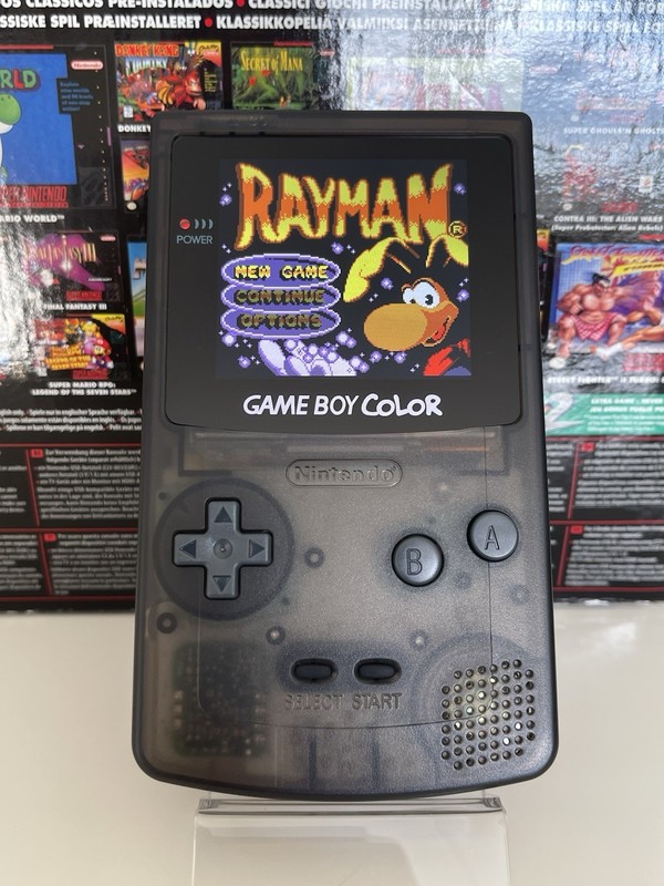 Nintendo Game Boy Color AMOLED OLED Screen + USB-C Rechargeable Mod