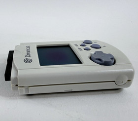 Sega Dreamcast HKT-7000 White Visual Memory Unit VMU with New Batteries - Tested