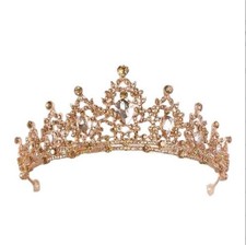 1x Krone Diadem Strass Tiara