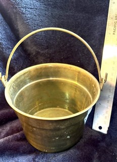 Heavy Vintage Brass Bucket (BW431)