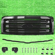 UH Gloss Black Front Grille 3-Bar Style Grill For 2009-2014 Ford F-150 F150 FX4