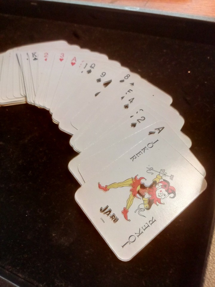 Mini Deck of Playing Cards "JARU" In a Hard Plastic Case) eBay