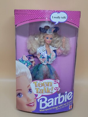 1991 Mattel Teen Talk Barbie Multiple To Choose  NRFB