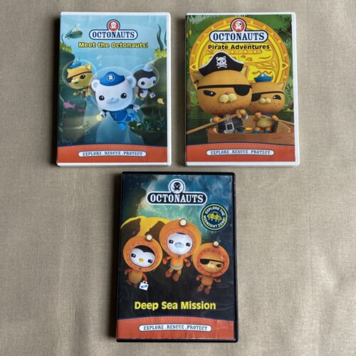 Octonauts (DVD 3-Disc Set 16 Adventure) Kids TV Show Animated Pirate Sea NCircle - Picture 1 of 16