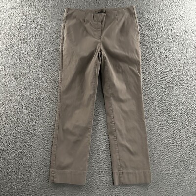 Stehmann Womens Pants Beige Size 12 Dress Pant Ankle Pull On Viscose Blend