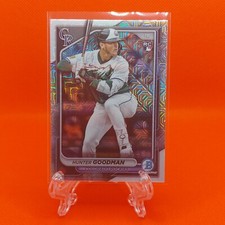2024 Bowman Chrome Mega Mojo And Base Hunter Goodman RC #25 Colorado Rockies 