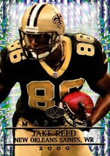 2000 Collector's Edge Masters Football Card #120 Jake Reed Saints {BOX21}
