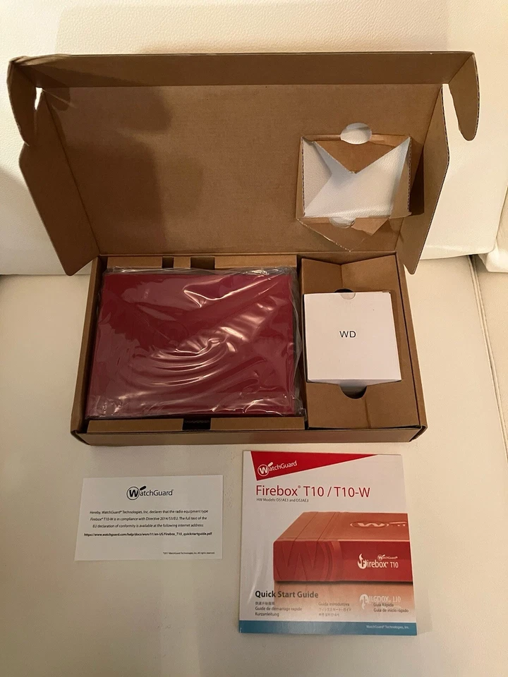 *NEW*Watch Guard Firebox T10/T10-W DS3AE Firewall VPN Sec. Appliance WGT10500 - Image 2 of 4