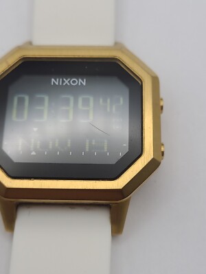Nixon Siren Tropical Gangster Unisex White Rubber Quartz Digital