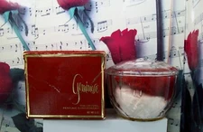 Max Factor Geminesse The Crystal Perfume Bath Powder 6.0 OZ. Scuffed Box.